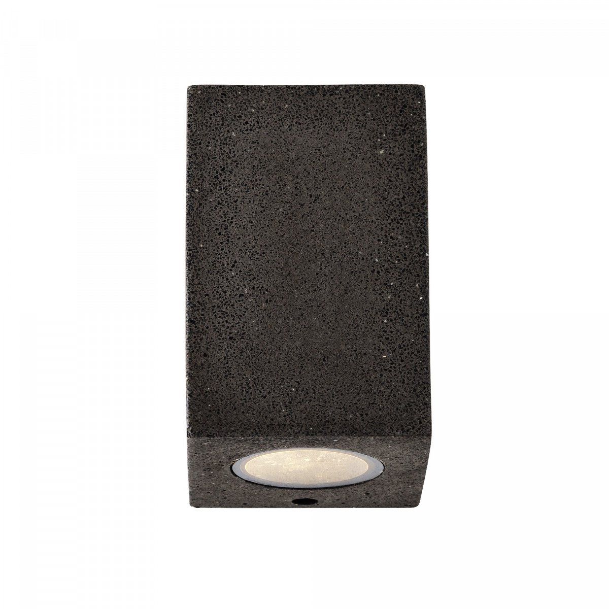 Pure Down wandlamp downlighter beton in zwarte kleur