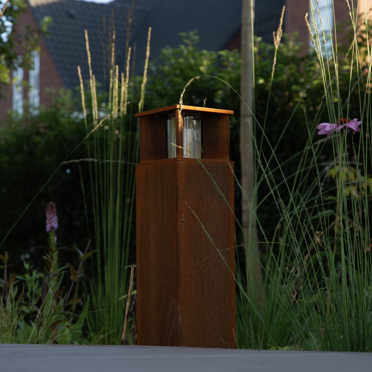 Marina 40 Square Tuinlamp Corten