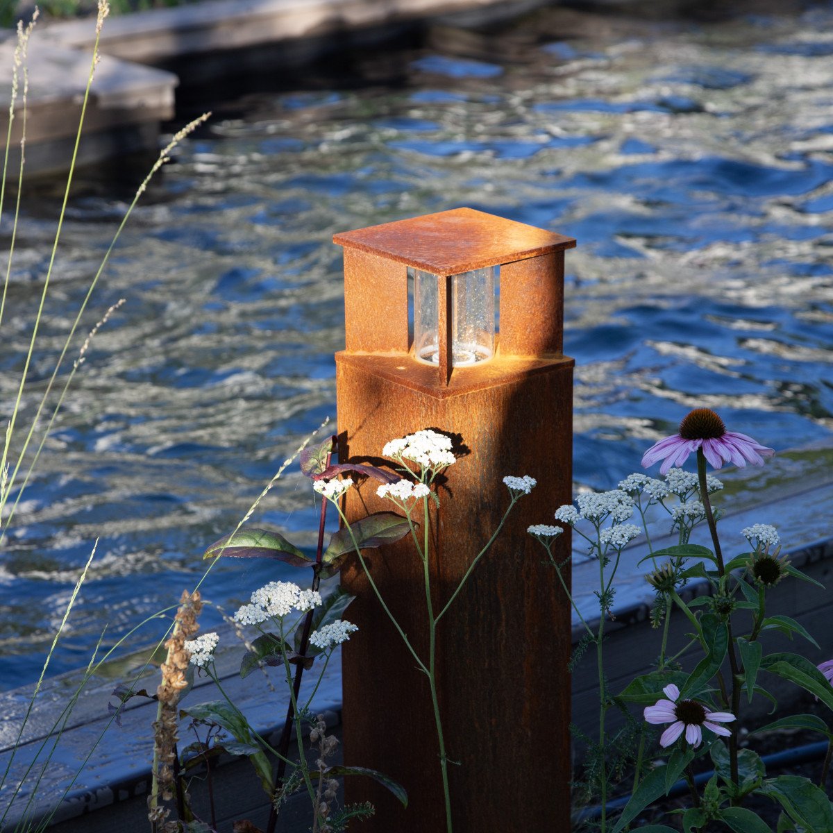 Marina 70 Square Tuinlamp Corten