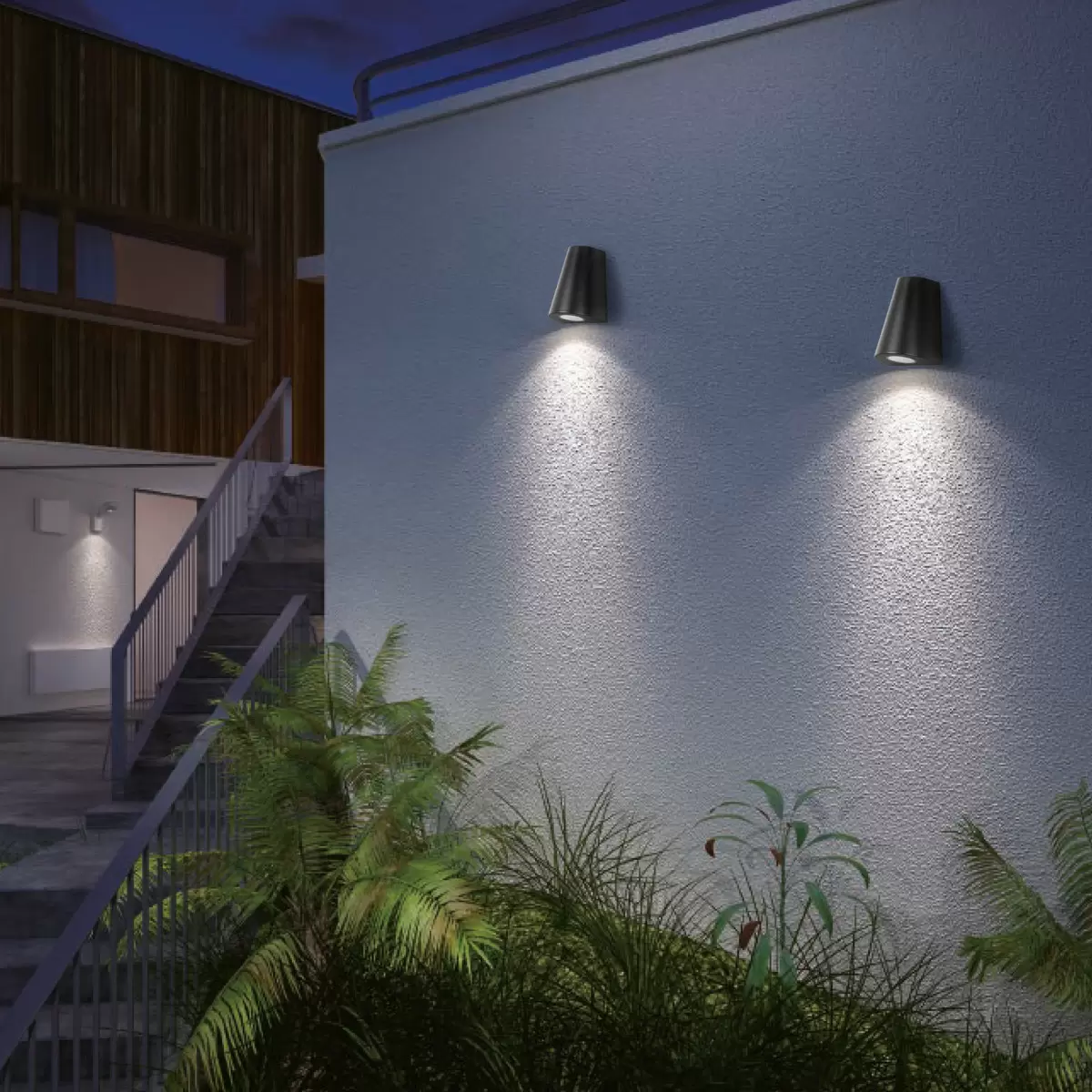 Koloniaal verraden emmer Wandspot Cone Downlighter - buitenlamp roest kleurig - moderne  wandverlichting voor buiten| Officiële site KS Verlichting
